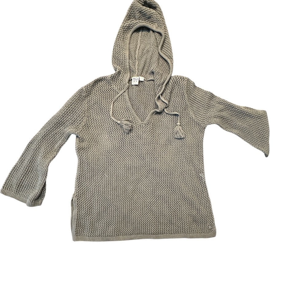 Roxy Green Knit Hoodie